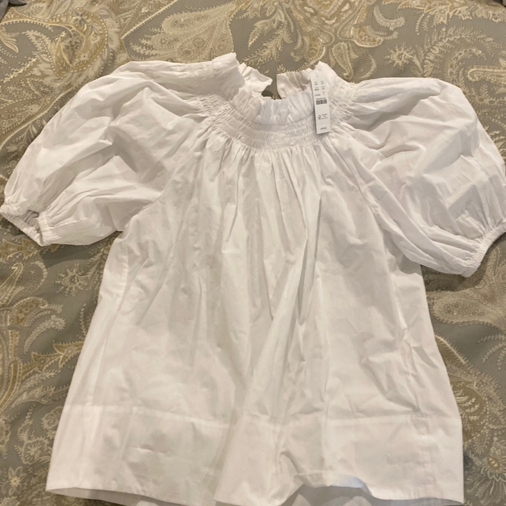Jcrew smock neck top